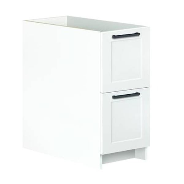 Eklipse RD-Q2T12-SD Perle Office Cabinets with 12 in. Drawers