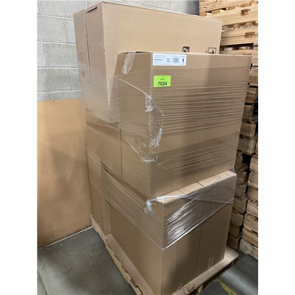 Pallet Lot of Eklipse Grey Cabinets Including RD-HG30-GT 30-Inch Wall Cabinet with 2 Doors