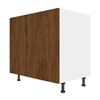 Image 2 : Eklipse RD-BCM36-FE 36-Inch Base Hidden Corner Cabinet in Saphir Finish