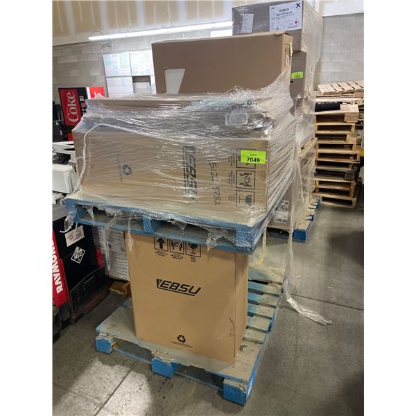 Pallet Lot of Assorted Eklipse Kitchen Cabinets in Multiple Styles