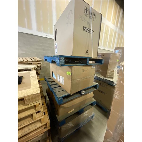 Pallet Lot of Assorted Eklipse Cabinets in Multiple Styles, Including Topaz