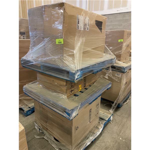 Pallet Lot of Assorted Eklipse Cabinets and Components