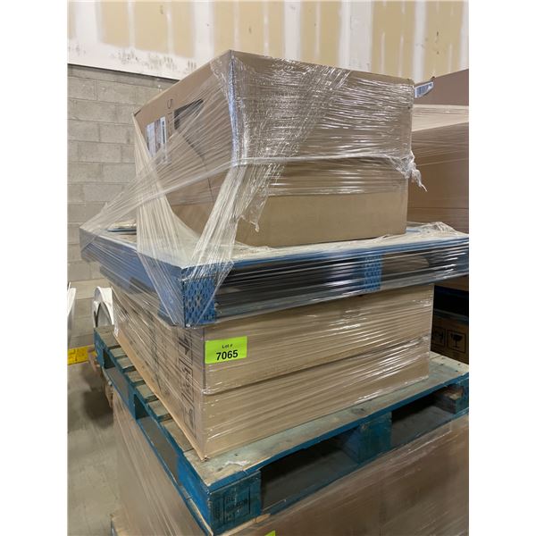 Pallet Lot of Assorted Eklipse Coral Cabinets and Components