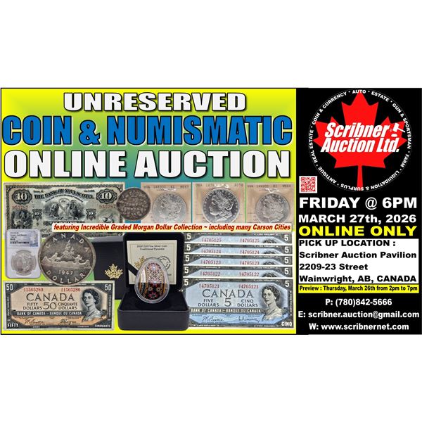 Numismatic Part One : Incredible Certified Key Date Coins & Lifetime Morgan Dollar Collection!