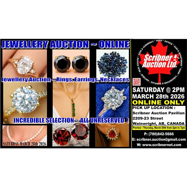 Jewellery Auction! Just in Time for Mother's Day! Incredible Selection!