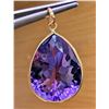 Image 3 : 10K (2.32g), AMETHYST (10ct) PENDANT