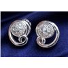 Image 1 : SILVER (1.93g), CZ EARRING