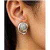Image 2 : SILVER (1.93g), CZ EARRING