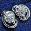 Image 4 : SILVER (1.93g), CZ EARRING