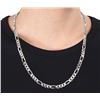 Image 1 : SILVER (8.37g), HOLLOW RHODIUM PLATED ITALY MADE CHAIN 20"