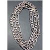Image 3 : SILVER (8.37g), HOLLOW RHODIUM PLATED ITALY MADE CHAIN 20"