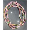 Image 3 : SILVER (4.78g), GENUINE TOURMALINE NECKLACE 16"