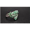 Image 1 : SILVER (3.69g), EMERALD (2.2ct) RING