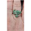 Image 6 : SILVER (3.69g), EMERALD (2.2ct) RING