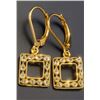 Image 4 : SILVER (2g), GENUINE DIAMOND LATTICE DESIGN (0.12ct) EARRINGS