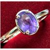 Image 4 : SILVER (2.16g), BLUE SAPPHIRE (1ct) RING