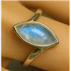 Image 1 : SILVER (1.9g), MOONSTONE (APP 1.25ct) RING