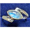 Image 2 : SILVER (1.9g), MOONSTONE (APP 1.25ct) RING