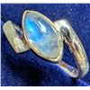 Image 3 : SILVER (1.9g), MOONSTONE (APP 1.25ct) RING