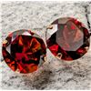 Image 1 : 14K(0.84g), GENUINE GARNET (2ct) EARRINGS