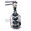 Image 3 : SILVER (1.45g), GENUINE SAPPHIRE (0.85ct) PENDANT