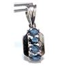 Image 4 : SILVER (1.45g), GENUINE SAPPHIRE (0.85ct) PENDANT