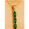 Image 1 : SILVER (1.3g), TOURMALINE (0.85ct) PENDANT