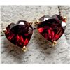 Image 3 : SILVER (1.3g), GENUINE GARNET (APP 2ct) EARRINGS