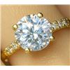 Image 1 : 10K (1.77g), LAB DIAMOND (1.1+0.08ct) RING, Size 6