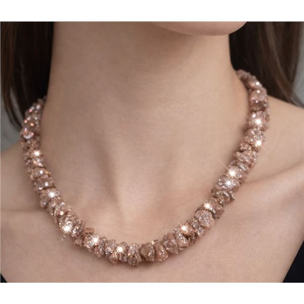 Natural Diamond (14.57ct)  Necklace 16"