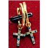 Image 4 : 14k (1.71g), Natural Diamond (0.15ct) Earrings
