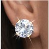 Image 1 : 14k (0.3g), CZ 4mm Earrings