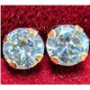 Image 3 : 14k (0.3g), CZ 4mm Earrings