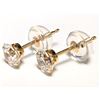Image 5 : 14k (0.3g), CZ 4mm Earrings