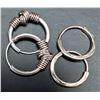 Image 2 : Silver (2.39g), 2 Small Hoop Earrings