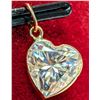 Image 2 : 10k (0.35g), Moissanite (0.35ct) Pendant