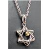 Image 2 : Silver (2.71g), Natural Diamond (0.01ct) Necklace 15"