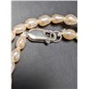 Image 5 : Silver Fresh Water Pearl Necklace 16"
