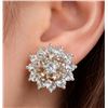 Image 1 : Silver (4.8g), Smokey Quartz & CZ Earrings