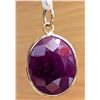 Image 3 : 10k (1.42g), Natural Ruby (5ct) Pendant