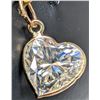 Image 2 : 10k (0.36g), Moissanite (1.35ct) Pendant