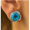 Image 1 : Silver (4.4g), Blue topaz (5.5ct) Earring
