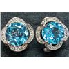 Image 2 : Silver (4.4g), Blue topaz (5.5ct) Earring