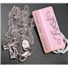 Image 5 : Silver (2.57g), Natural Diamond (0.01ct) Necklace 15"