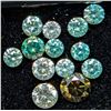 Image 1 : Color Moissanite "Random Select" app 3ct assorted Gemstone