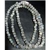 Image 4 : Labradorite Faceted Beads Silver Necklace 13"