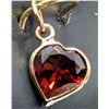 Image 2 : 10k (0.23g), Garnet (0.85ct) Pendant