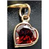 Image 3 : 10k (0.23g), Garnet (0.85ct) Pendant