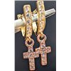 Image 3 : 10k (1.38g), CZ Earrings