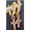 Image 4 : 10k (1.38g), CZ Earrings